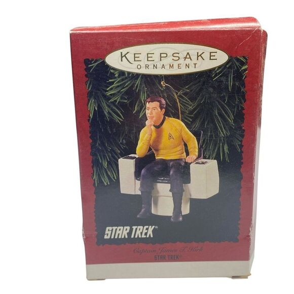 Captain James Kirk Star Trek Hallmark Keepsake Ornament - Picture 1 of 3